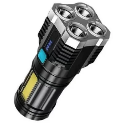 Lanterna de mana 1600 lm 4 LED-uri OSL+1 COB LED - F905