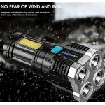 Lanterna de mana 1600 lm 4 LED-uri OSL+1 COB LED - F905