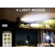 Lanterna de mana 8 LED+COB cu incarcare solara si USB Q SD623