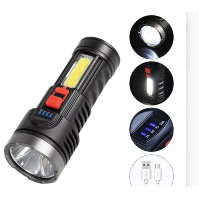 Lanterna de mana BL822 cu incarcare USB si indicator baterie