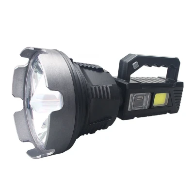 Lanterna de mana cu LED TD 999 de 50W cu 8000 lumeni acumulator integrat lumina laterala COB