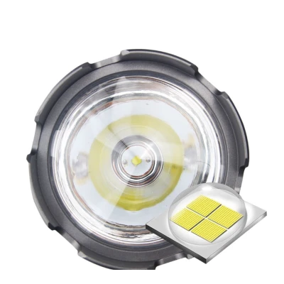 Lanterna de mana cu LED TD 999 de 50W cu 8000 lumeni acumulator integrat lumina laterala COB