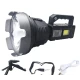 Lanterna de mana cu LED TD 999 de 50W cu 8000 lumeni acumulator integrat lumina laterala COB