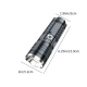 Lanterna de mana cu zoom telescopic F 916A afisaj procent baterie