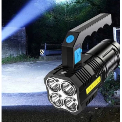 Lanterna de mana F-907 cu 4 LED si COB lateral