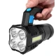 Lanterna de mana F-907 cu 4 LED si COB lateral