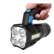 Lanterna de mana F 907 cu 4 LED si COB lateral