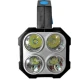 Lanterna de mana F 907 cu 4 LED si COB lateral