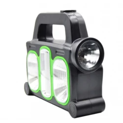 Lanterna de mana/Lampa HB6168 panou solar USB 10W