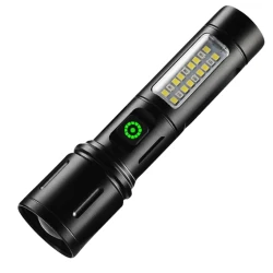 Lanterna de mana LED reincarcabila CB 505A TG cu incarcare USB