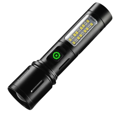 Lanterna de mana LED reincarcabila CB 505A TG cu incarcare USB