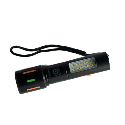 Lanterna de mana LED reincarcabila CB 505A TG cu incarcare USB