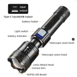 Lanterna de mana led telescopica reincarcabila L39