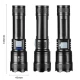 Lanterna de mana led telescopica reincarcabila L39