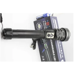 Lanterna de mana profesionala LED BL G206 P360 cu 5x zoom aluminiu