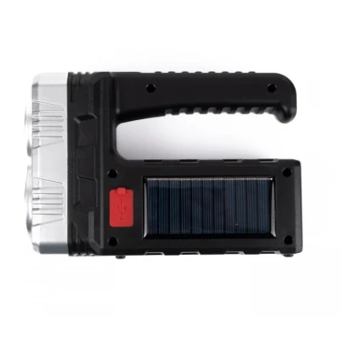 Lanterna de mana solara 7702 B cu Led SMD si incarcare USB OF