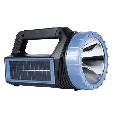 Lanterna de mana solara LED cu lumina laterala si frontala Q D691