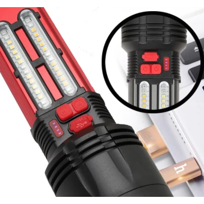 Lanterna de mana W5122A cu incarcare solara XL