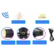 Lanterna frontala BL X4 cu LED acumulator detasabil Li ion cu incarcare la USB afisaj LCD baterie