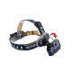 Lanterna frontala de cap 6 LED prindere pe cap RD C085 Negru Galben