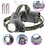Lanterna frontala de cap BL A29 5 cu 2 acumulatori Li-ion 18650 incarcare USB 5 LED tip P50
