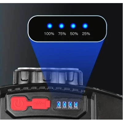 Lanterna frontala de cap LED 6 moduri de iluminare RD C160