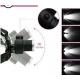 Lanterna Frontala LED+2COB 5W Zoom Acumulatori BLC 865T6