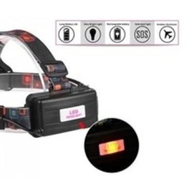Lanterna Frontala LED+2COB 5W Zoom Acumulatori BLC 865T6