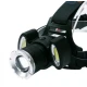 Lanterna Frontala LED+2COB 5W Zoom Acumulatori BLC 865T6