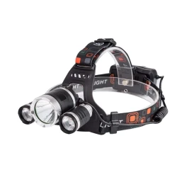 Lanterna frontala RJ 3000 Aluminiu Led 3 x CREE-XM-L T6 3000 Lumeni