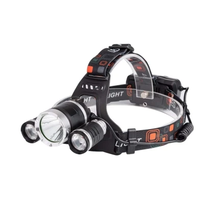 Lanterna frontala RJ 3000 Aluminiu Led 3 x CREE-XM-L T6 3000 Lumeni