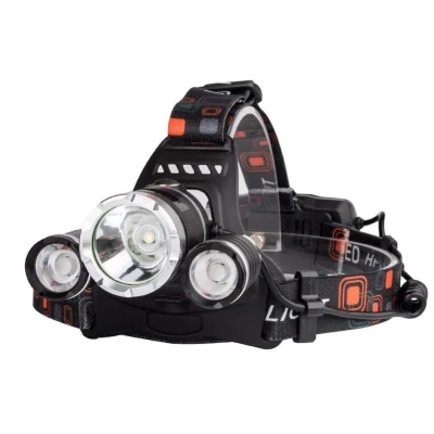 Lanterna frontala RJ 3000 Aluminiu Led 3 x CREE-XM-L T6 3000 Lumeni
