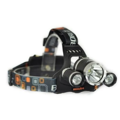 Lanterna frontala RJ 3000 Aluminiu Led 3 x CREE-XM-L T6 3000 Lumeni