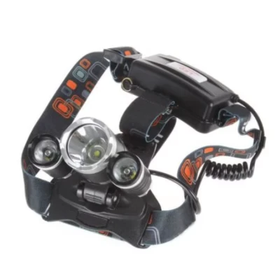 Lanterna frontala RJ 3000 Aluminiu Led 3 x CREE-XM-L T6 3000 Lumeni