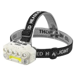 Lanterna HX-817 de cap 5LED+COB Reincarcabila prin USB IPX4 