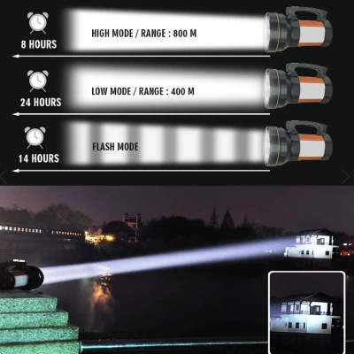 Lanterna LED de mana TD5900 Power bank 100W