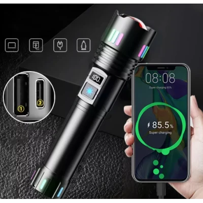 Lanterna LED L660 zoom telescopic reincarcabila 35W