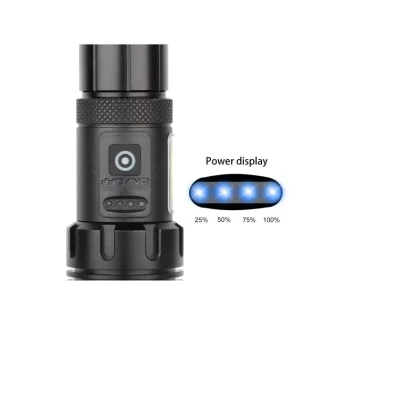 Lanterna LED Profesionala zoom P517 P90 Incarcare USB rezistenta la apa