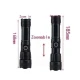 Lanterna led XH P50 reincarcabila zoom reglabil acumulator 18650 X71