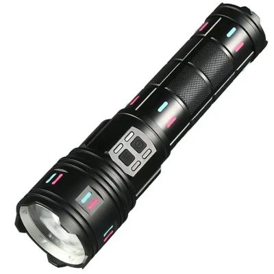 Lanterna Profesionala AK177 Incarcare Type C putere 60W indicator de incarcare cu 8 acumulatori