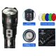 Lanterna Profesionala AK177 Incarcare Type C putere 60W indicator de incarcare cu 8 acumulatori