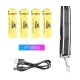 Lanterna profesionala COBA G401Y putere 300W fiabilitate si tehnologie avansata 4 acumulatori 18650 Incarcare USB
