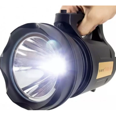 Lanterna Profesionala cu LED TD 6000A T6 de 30 W Acumulator Integrat Negru