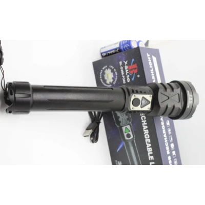 Lanterna profesionala tactica LED puternica de mana BL G206 P360 zoom