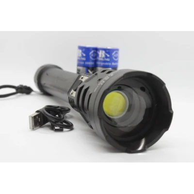 Lanterna profesionala tactica LED puternica de mana BL G206 P360 zoom