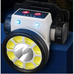 Lanterna puternica de cap LY 004 cu LED COB si senzor de miscare