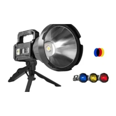 Lanterna puternica de mana LED P90 cu trepied W5111