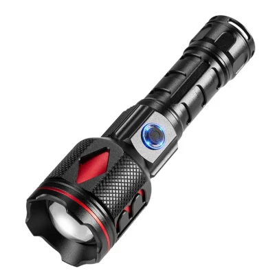 Lanterna puternica de mana ROMB LASER WICK 5800 lumeni si incarcare USB