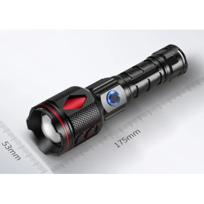 Lanterna puternica de mana ROMB LASER WICK 5800 lumeni si incarcare USB