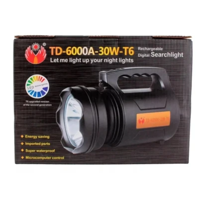Lanterna puternica de mana TD 6000A LED T6 30W
